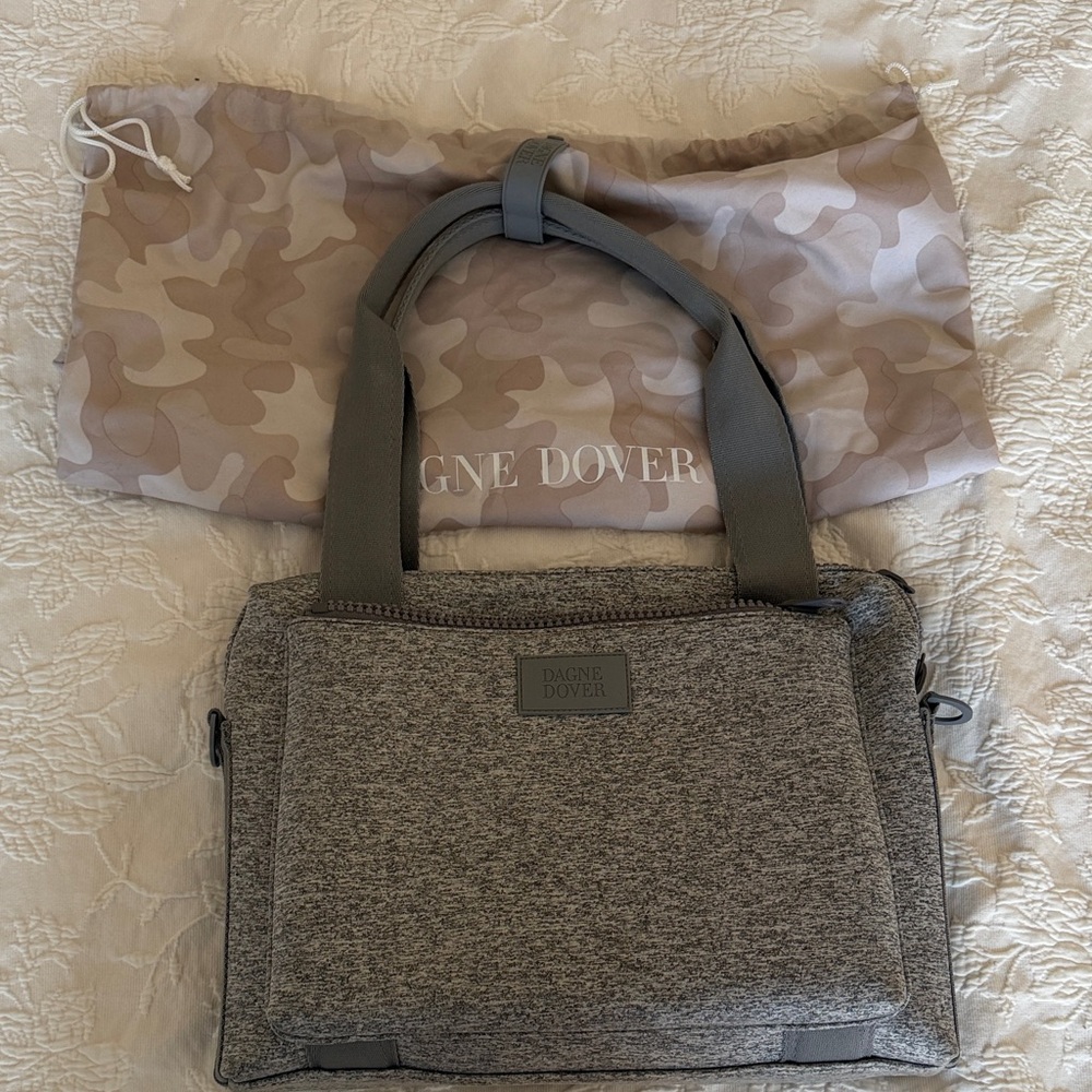 Dagne Dover Gray Heather Tote / Laptop Bag